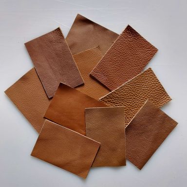Cognac brown leather