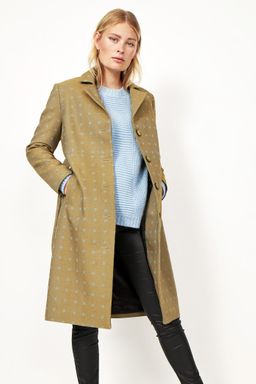 circle supply deadstock collection wool coat sustainable