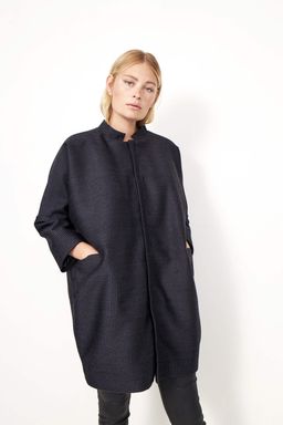 circle supply deadstock collection wool thora coat